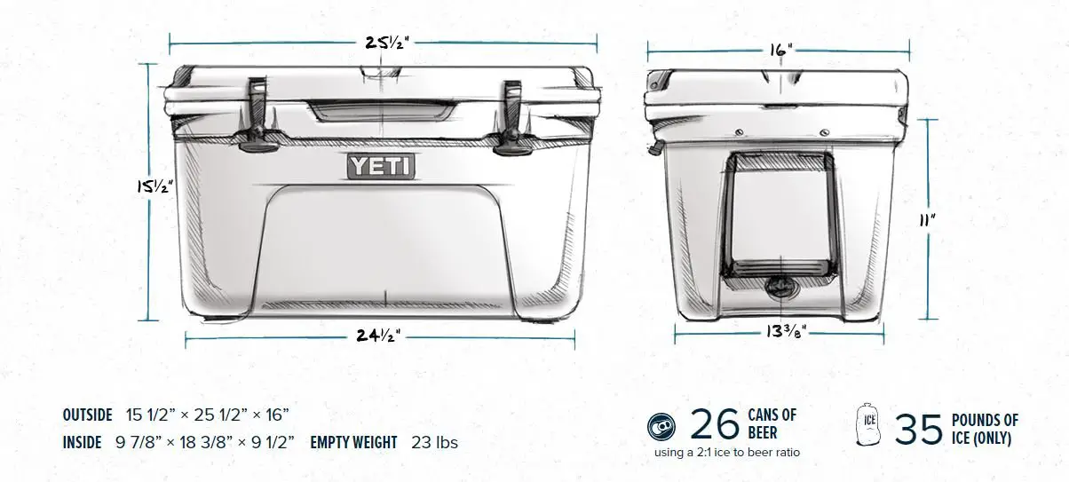 Yeti 45 Cooler Dimensions The Cooler Box