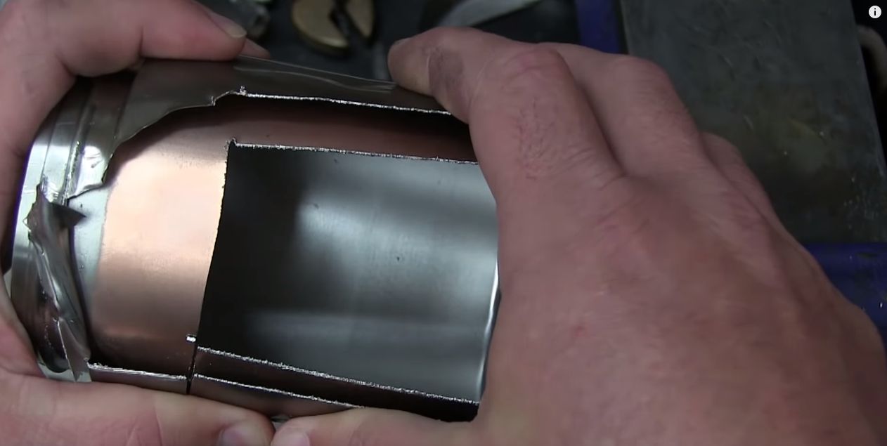 Yetitumblercutopencopperinside The Cooler Box