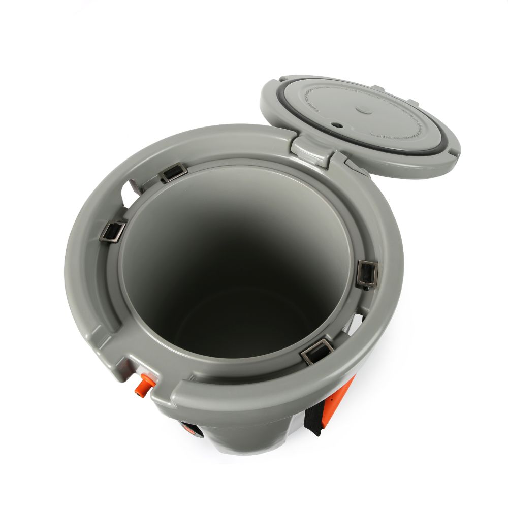 ozarktrailroundcooleropentopview The Cooler Box