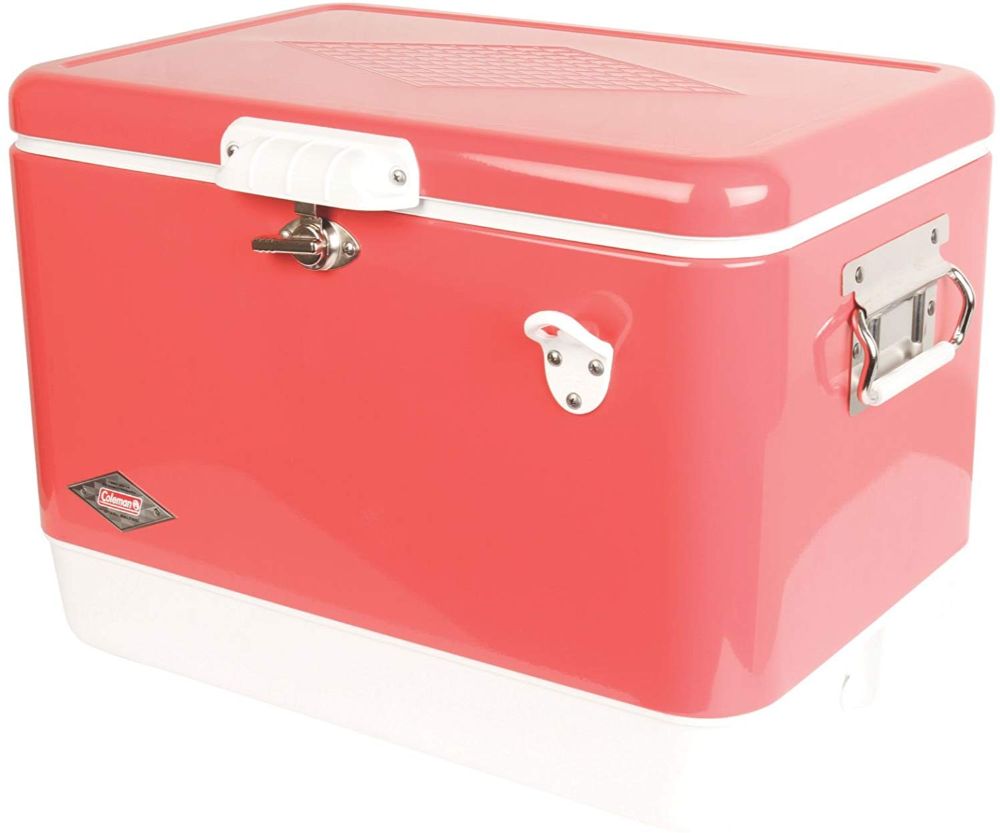 pink coleman cooler