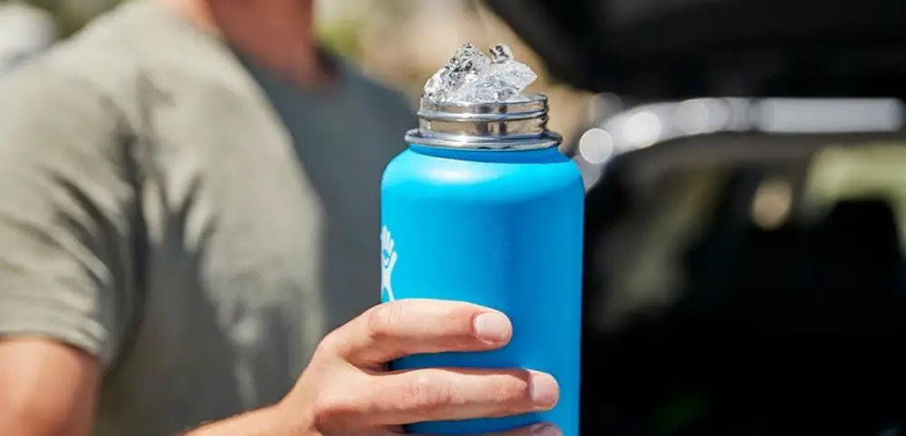 hydroflask in fridge