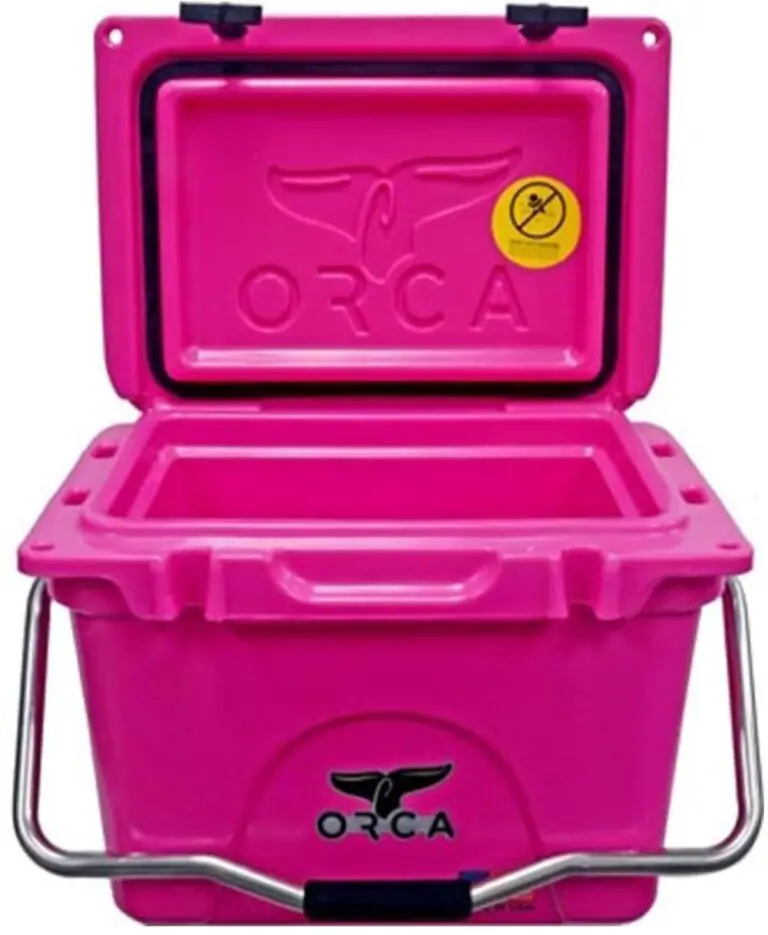 pink rtic cooler 20