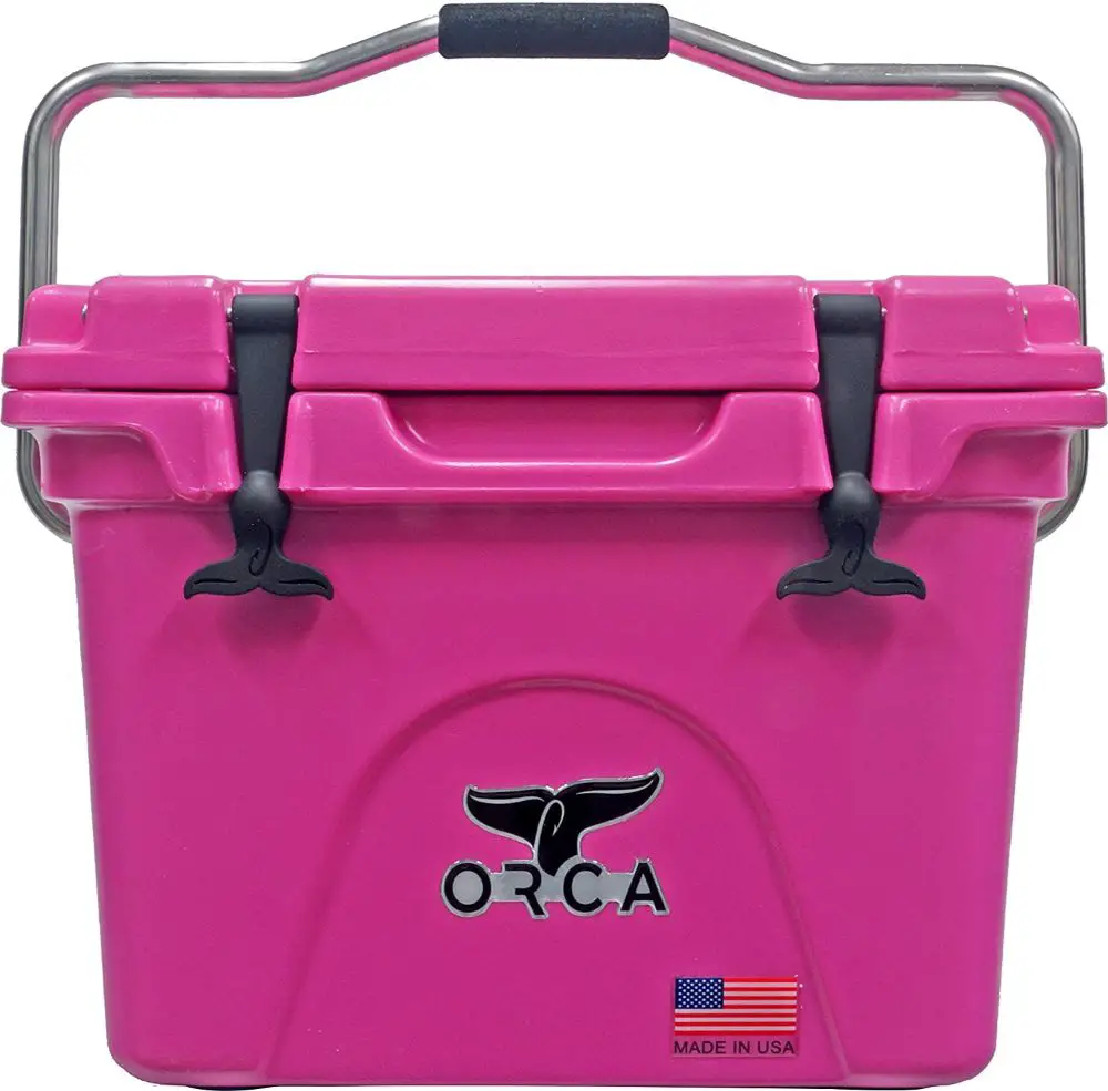 pink rtic soft cooler