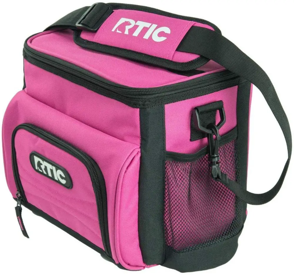 pink rtic soft cooler