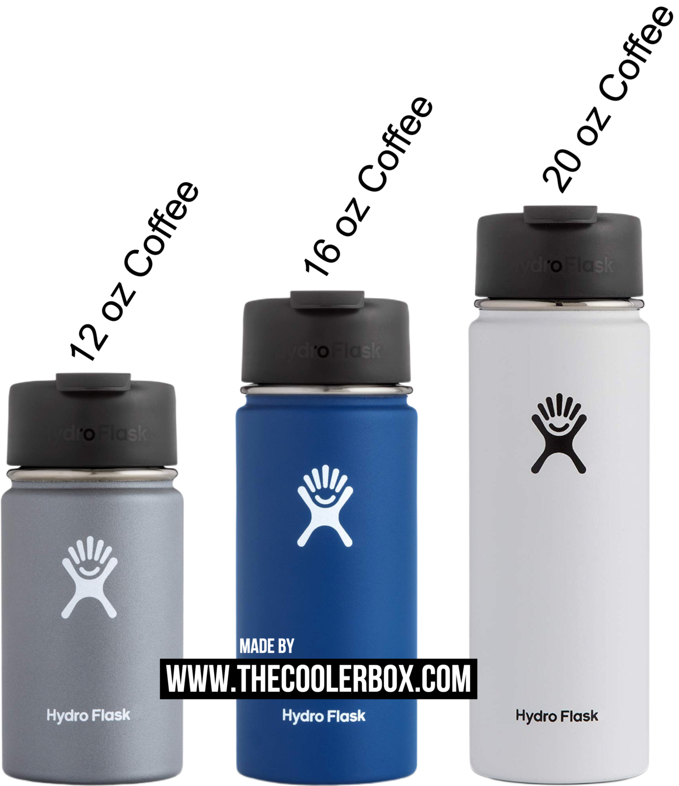 Hydro Flask Sizes Chart [TO SCALE] Dimensions and Capacity The