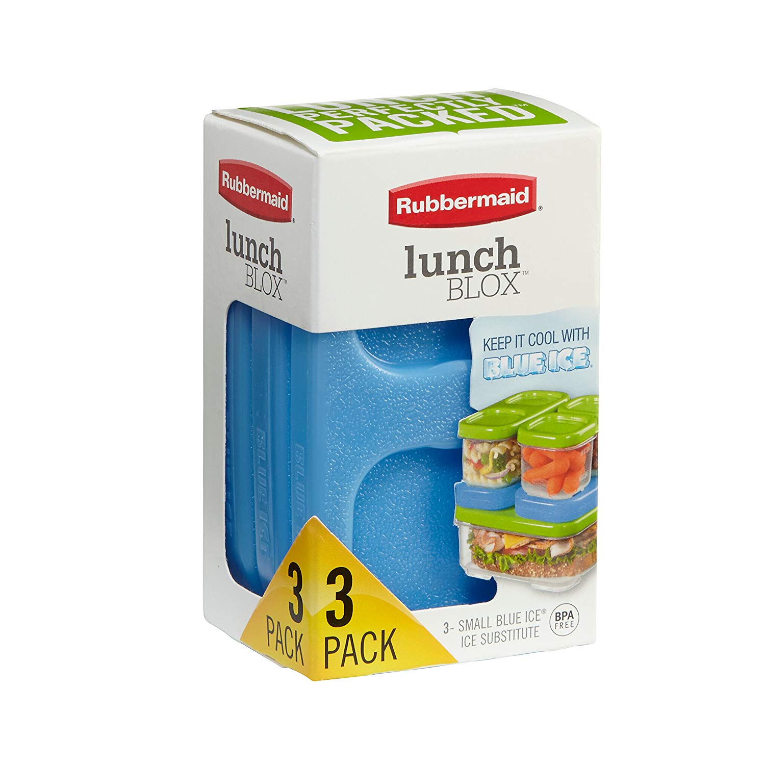 rubbermaidlunchbloxicepacksmallunder3.4ouncesforairtravel