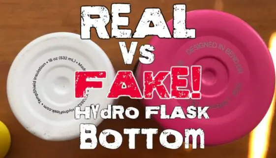 Fake Hydro Flask Bottom vs Real