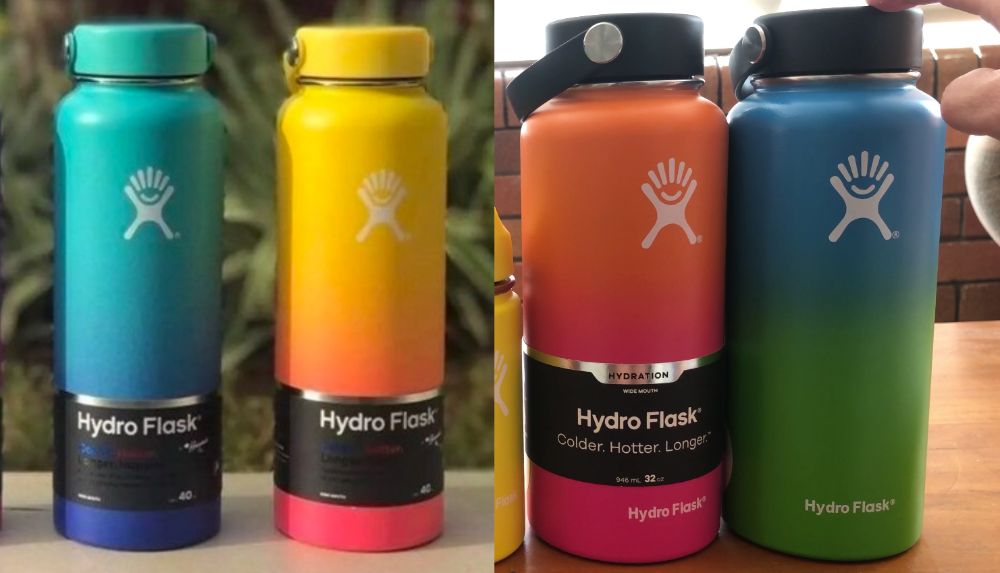 are the ombre hydro flasks real