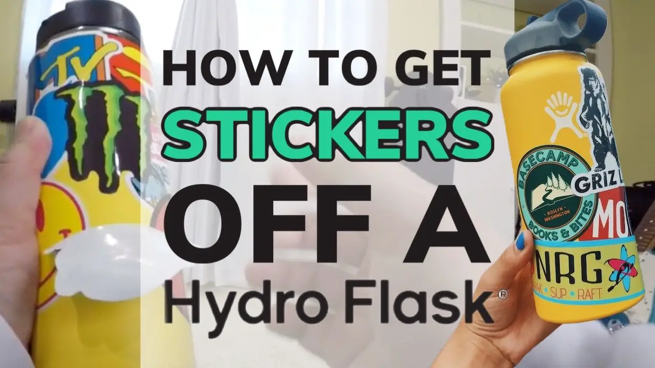 stickers on hydro flask washing