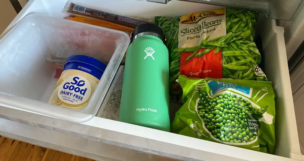 can you put a hydroflask in the freezer