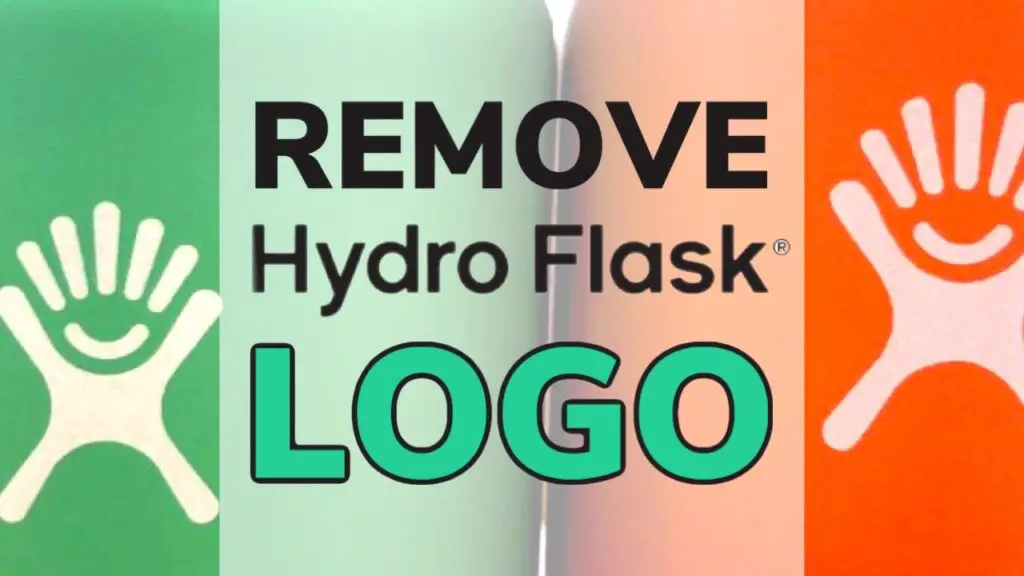 Remove Hydro Flask Logo