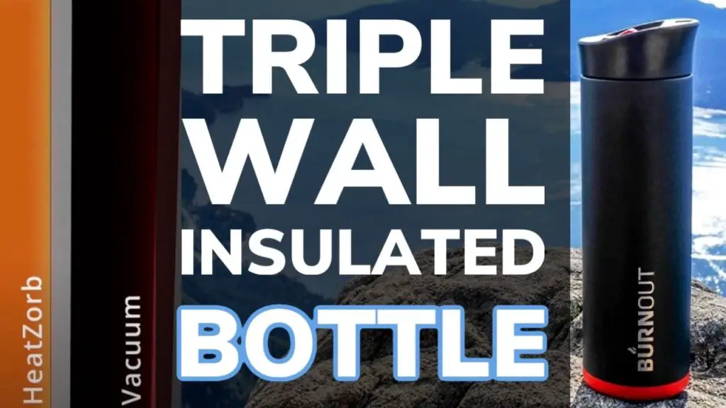 triple walled water bottle