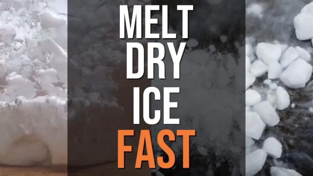 How To Melt Dry Ice Fast The 6 Fastest Ways The Cooler Box