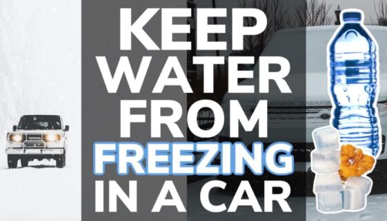 How To Keep Water From Freezing in Your Car